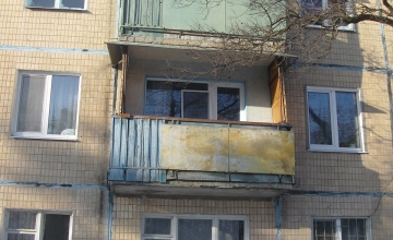 Балкон остекление в Харькове (до начала работы)