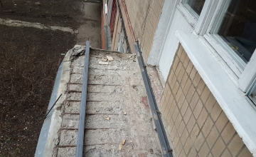 Восстановление балкона (до)
